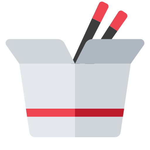 Скачать фото лица-символа Коробка для еды на вынос от Toss Face 토스페이스 на бесцветном фоне в ПНГ