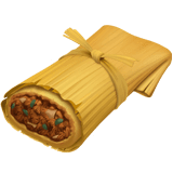 Скачать фотку эмотика Тамале от Apple iOS на чистом фоне в пнг