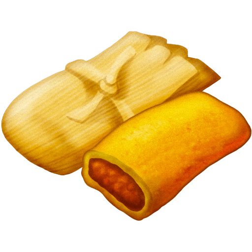 Сохранить фигуру иконки Тамале от Emojipedia на прозрачном фоне в ПНГ