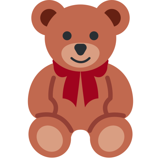 Upload a pic Teddy Bear emotion on Twitter / X for PC on a colorless background in PNG
