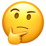 Copy pics Chin Thumb smiley-emoji from Apple iOS on a clean background in png