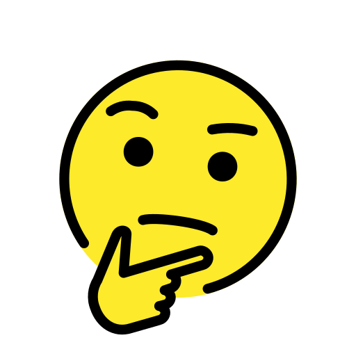 Copy pics Thinking Face symbol of emotion by HfG Schwäbisch Gmünd on a clean background in PNG