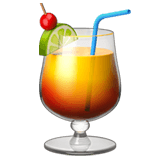 Copy a pic Tiki Drink emoticon from Apple iOS no background in PNG