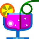 Save image Tropical Drink smiley-emoji by Au by KDDI without a background in png