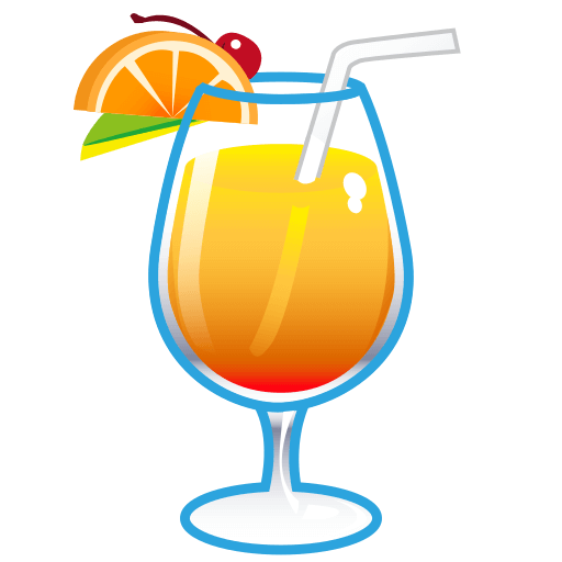 Upload figures Fruit Punch emoji-smiley by Emojidex on a clean background in PNG