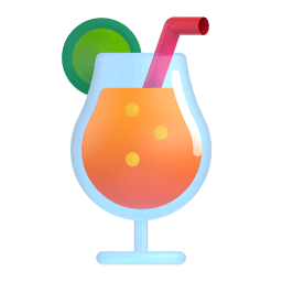 Upload a pic Tropical Drink emoji-emoticon by Microsoft Teams for PC and Android no background in PNG