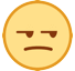 Download image Unimpressed emoji-emoticon by HTC оn a transparent background in png
