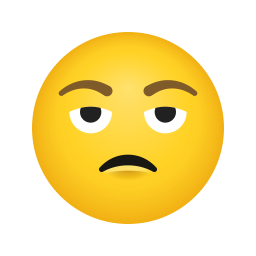 Copy figures Discontent smiley by Icons8 on a colorless background in png