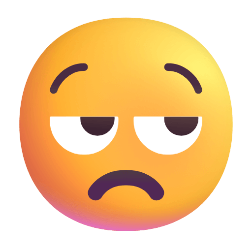 Upload a photo Unamused Face symbol of the Microsoft set without a background in png