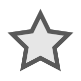 Copy a pic Five Pointed Star emoji-emoticon by Japanese Docomo mobile оn a transparent background in PNG