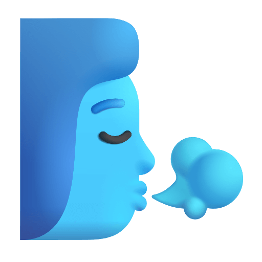 Download a picture Wind Blowing Face emotion of the Microsoft set without a background in png