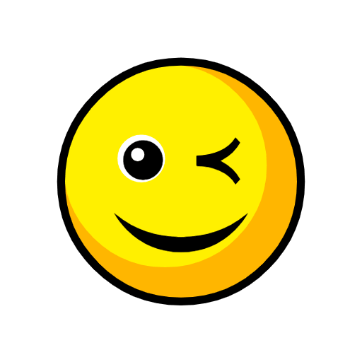 Upload figures Wink Face smiley-emoji from Catrinity computer font on a translucent background in PNG