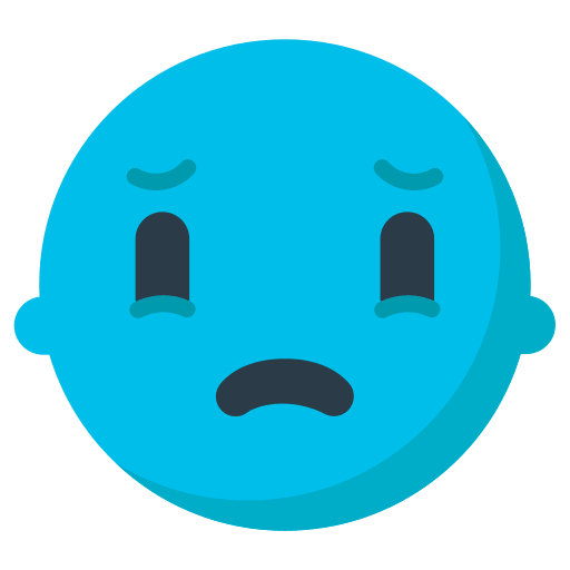 Save figures Sad Sadface emoticon by Firefox OS on a colorless background in PNG