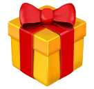 Copy a pic Birthday Present emoticon by Huawei  without a background in png
