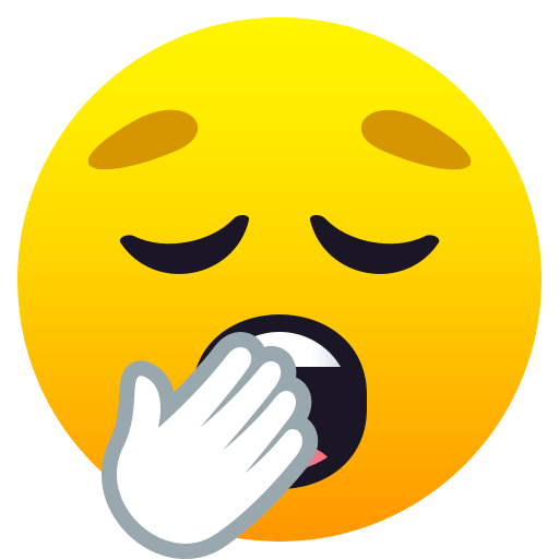 Скопировать фотографии лица-символа Сонное Лицо от JoyPixels на чистом фоне в png