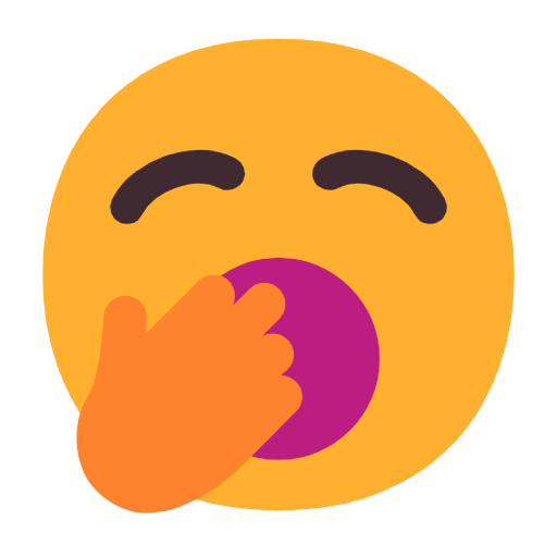 Скачать фотографии иконки настроения Сонное Лицо от Microsoft 11 без фона в пнг