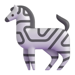 Download pics Striped Horse smiley-emoji by Microsoft Teams for PC and Android no background in png