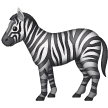 Save a drawing Zebra Face symbol of emotion on Samsung phones and tablets no background in PNG