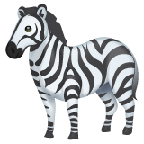 Copy a figure Zebra Face emoji-emoticon by WhatsApp for Android and PC no background in PNG